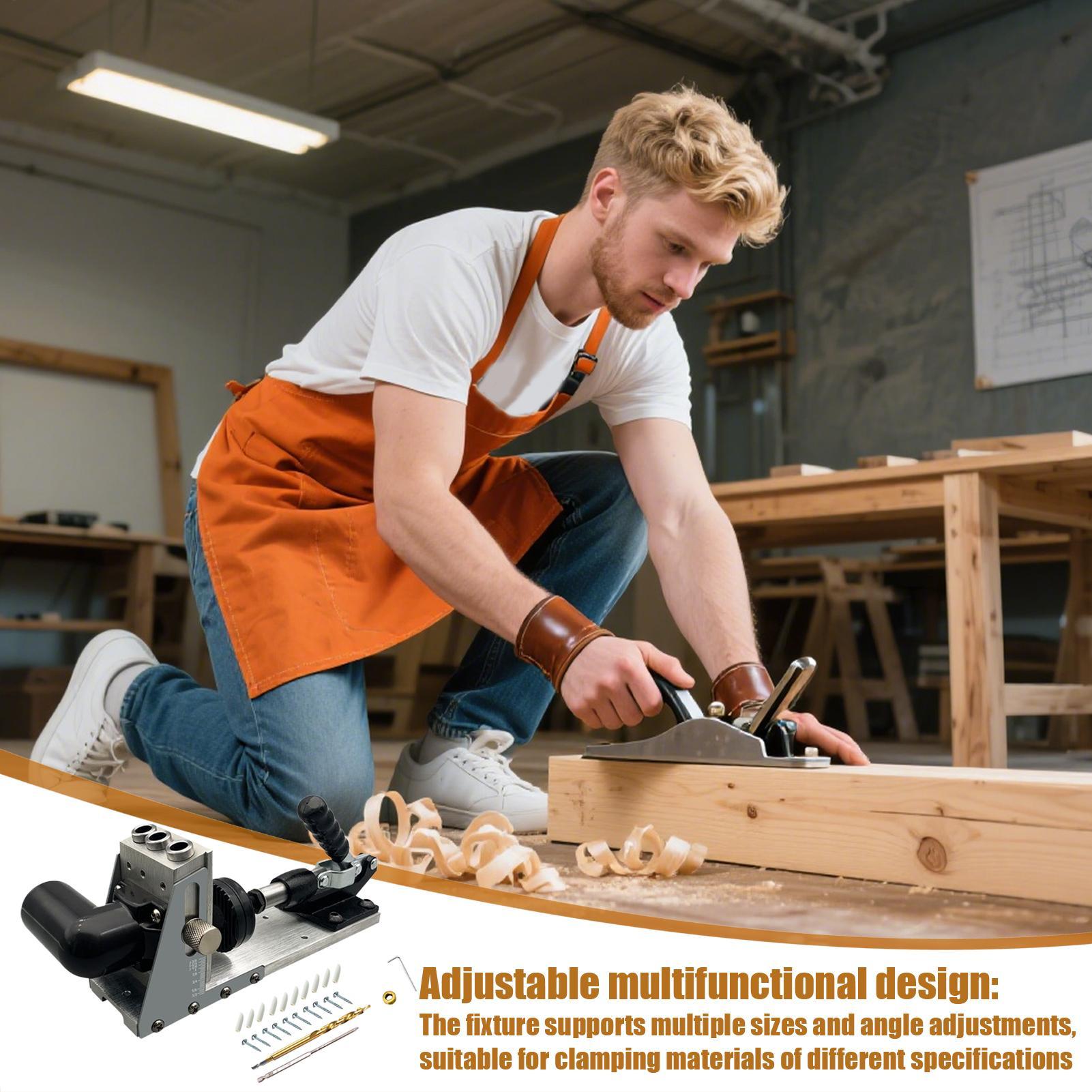 Home Improvement Guide - Açı Matkap Kılavuzu Ağaç İşleme Delik
