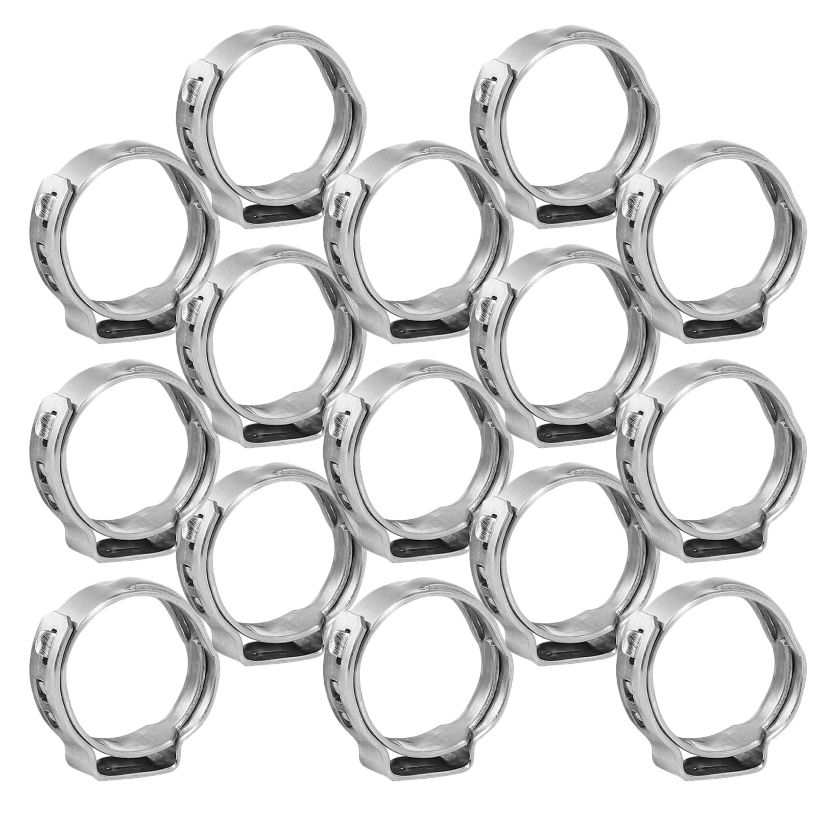 Hose Clamp Assorted - 50 Adet Paslanmaz Çelik Tek Kulaklı