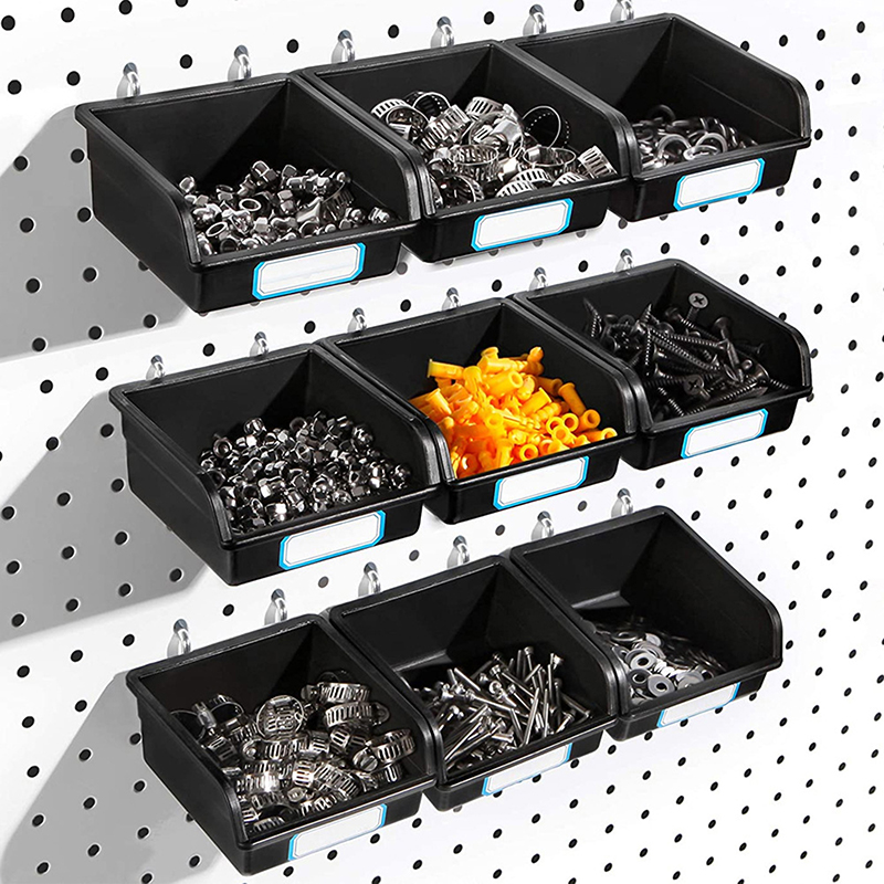 Home Improvement Binford Tools - 1 takım verimli Pegboard eşya kutuları