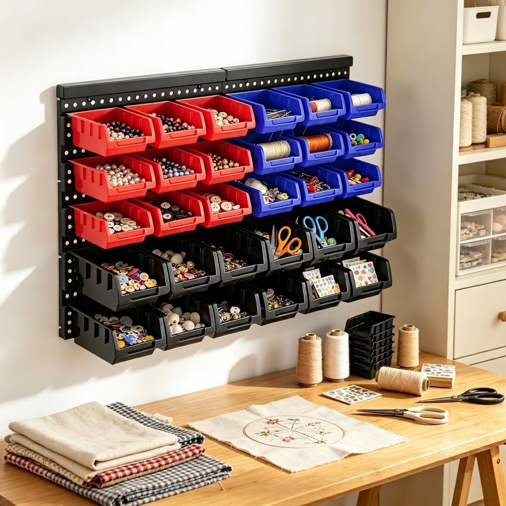 Home Improvement Binford Tools - Duvara Monte Edilebilir Saklama Kutuları Düzenleyici