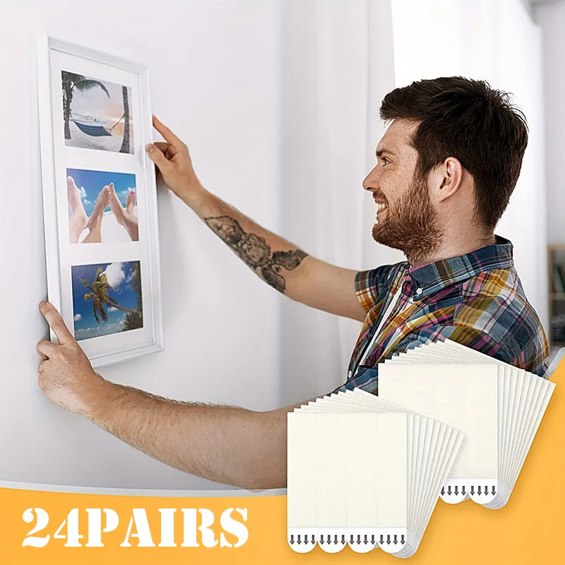Picture Hanging Strip - Resim asılı şeritler ağır çıkarılabilir cırt