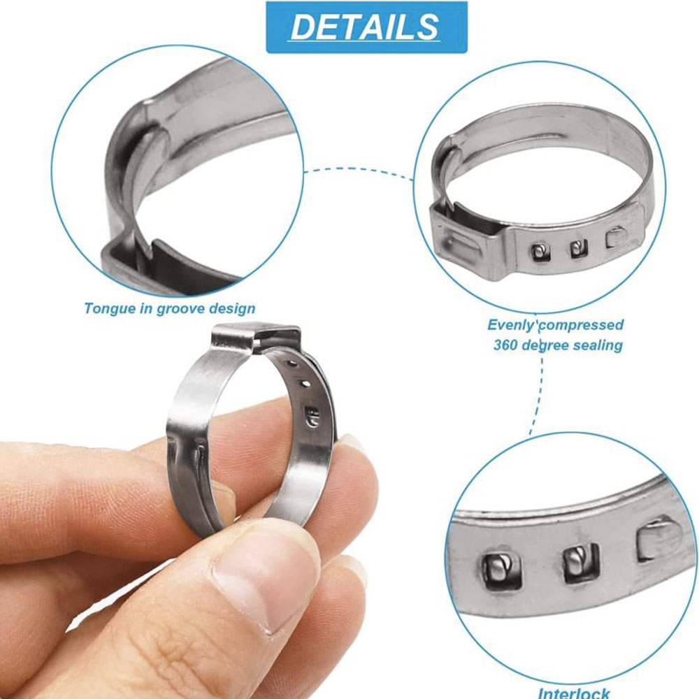 170 Adet Tek Kulaklı Hortum Ke - Hose Clamp Assorted incelemesi ve fiyatı
