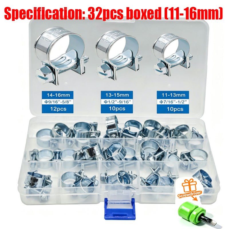32/60/135 Adet 7-18mm Mini Kel - Hose Clamp Assorted incelemesi ve fiyatı