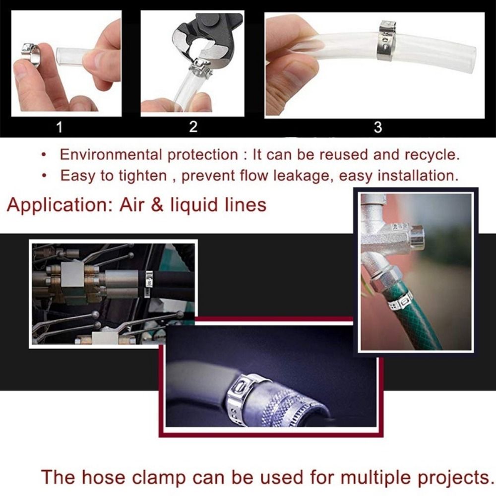 10 adet 5.3-31mm hortum kelepç - Hose Clamp Assorted incelemesi ve fiyatı