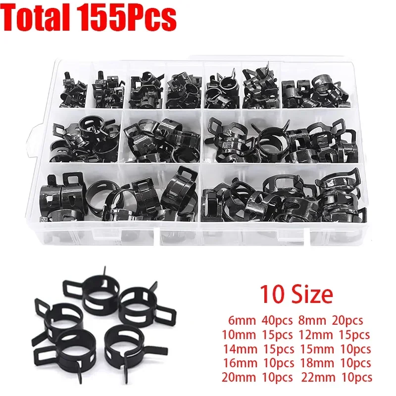 155 Adet Bahar Bant Hortum Kel - Hose Clamp Assorted incelemesi ve fiyatı