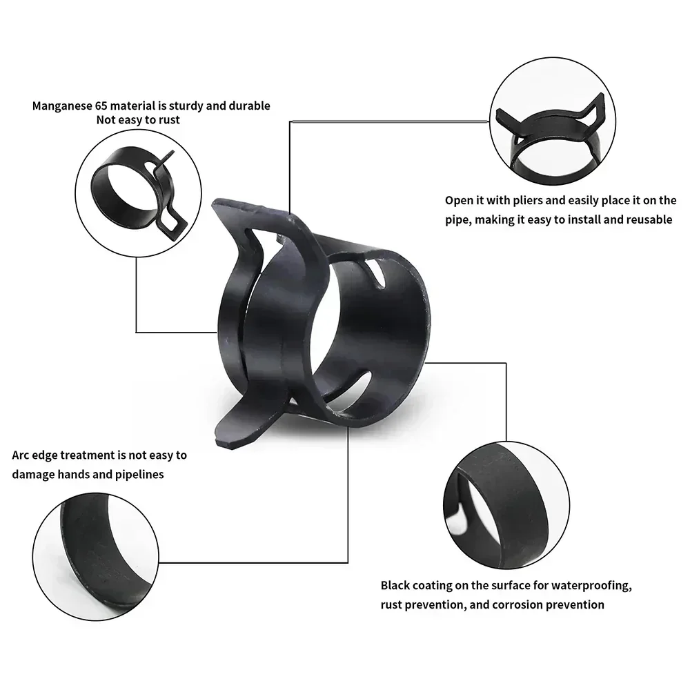 140 adet 6-22mm Siyah Q673B Va - Hose Clamp Assorted incelemesi ve fiyatı